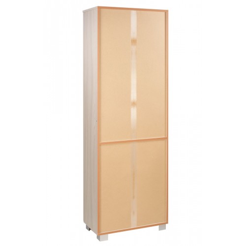 Armadio 180 2 Ante Olmo Mobile con Ripiani da Ufficio Camera da Letto Scarpiera