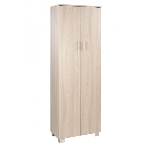 Armadio 180 2 Ante Olmo Mobile con Ripiani da Ufficio Camera da Letto Scarpiera