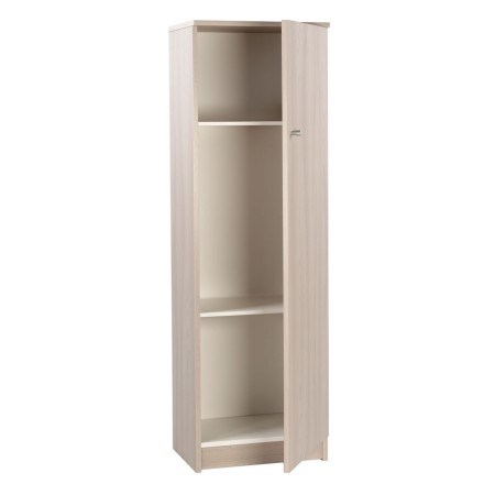 Armadio 1 Anta 150 Olmo Mobile con Ripiani Multiuso Bagno Salvaspazio Ufficio