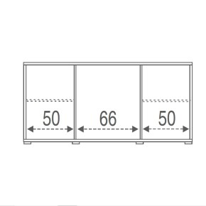 Credenza 2 Ante 4 Cassetti Cemento e Bianco Contenitore Buffet Madia PortaTv 2