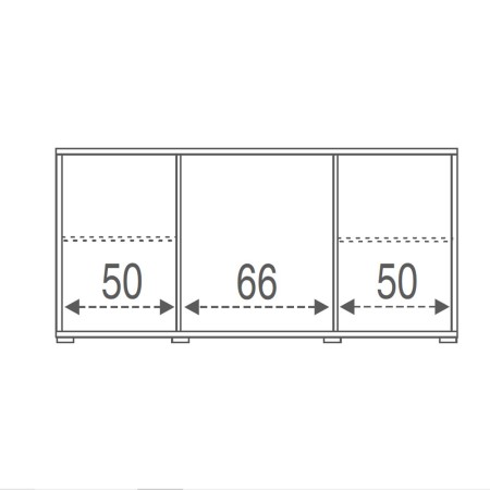 Credenza 2 Ante 4 Cassetti Cemento e Bianco Contenitore Buffet Madia PortaTv