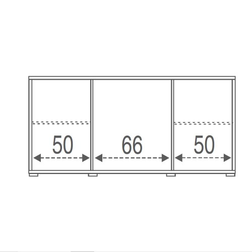 Mobile Madia 2 Ante 4 Cassetti Ossido Grigio Contenitore Buffet Credenza PortaTv