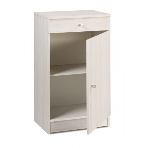 Armadio 1 Anta 80 cm Olmo Mobile con Cassetto Multiuso Ingresso Mobiletto Bagno