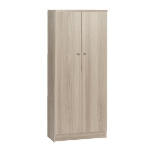 Armadio 2 Ante 150 Olmo da Ufficio Mobile con Ripiani Scarpiera Bagno Ingresso