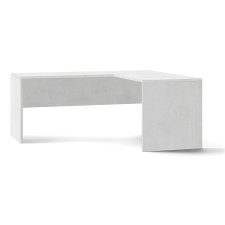 Tavolo Scrivania Angolare 180x170 Ossido Bianco Moderna Angolo Ufficio Porta Pc