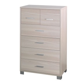 Settimino Como 70 Olmo 6 Cassetti Cassettiera Camera da Letto Mobile in Legno