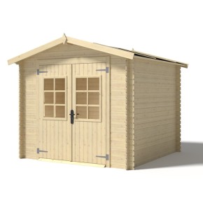 Casetta in Legno 2.5x3 da Giardino Ricovero per Attrezzi Esterno Box Ripostiglio