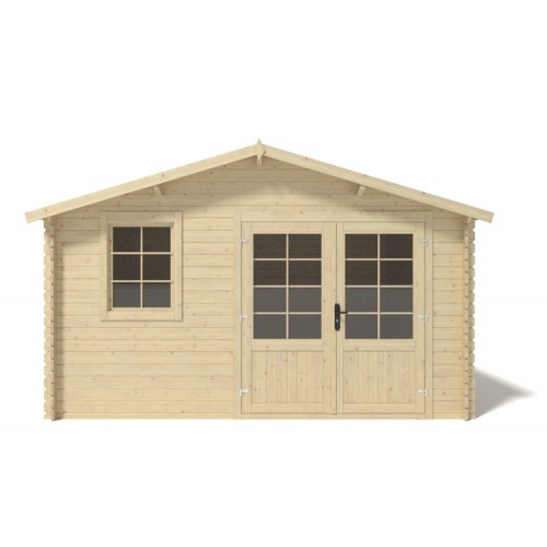 Casetta 28 mm in Legno 4x4 Giardino Rimessa Attrezzi Blockhouse Box Ripostiglio