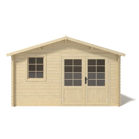 Casetta 28 mm in Legno 4x4 Giardino Rimessa Attrezzi Blockhouse Box Ripostiglio