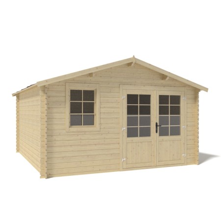 Casetta 28 mm in Legno 4x4 Giardino Rimessa Attrezzi Blockhouse Box Ripostiglio