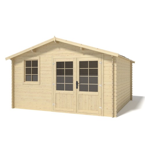 Casetta 28 mm in Legno 4x4 Giardino Rimessa Attrezzi Blockhouse Box Ripostiglio