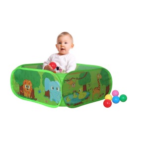 Recinto per Bambini con 50 Palline Colorate Pop Up Gioco Bimbi Interno Giardino