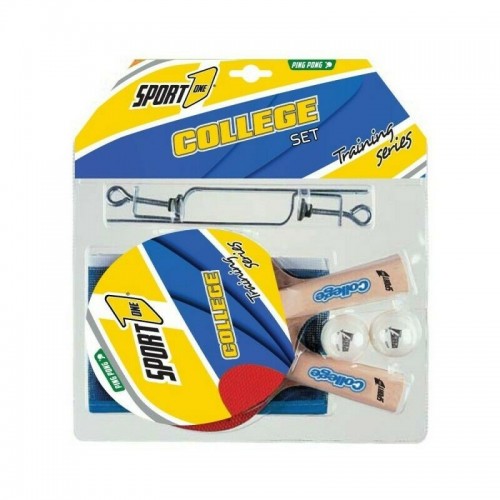 Set Training Ping Pong 2 Racchette Palline Tendi Rete Inclusa Tennis da Tavola