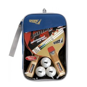 Set Advance Ping Pong 2 Racchette 3 Palline Tennis da Tavola con Borsetta Gioco
