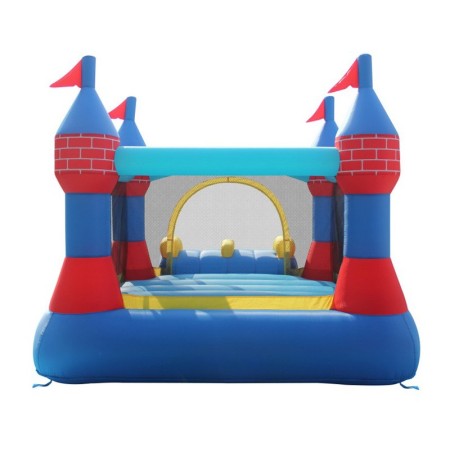 Castello Gonfiabile Grande Scivolo Doppio Gioco per Bambini Tappeto Saltarello