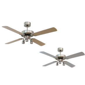 Ventilatore da Soffitto con 3 Luce a LED Pale Lampadario Grande Elettrico Design
