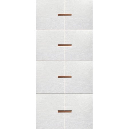 Pannello Pantografato con Inserti in Alluminio per Porta Blindata da Esterno
