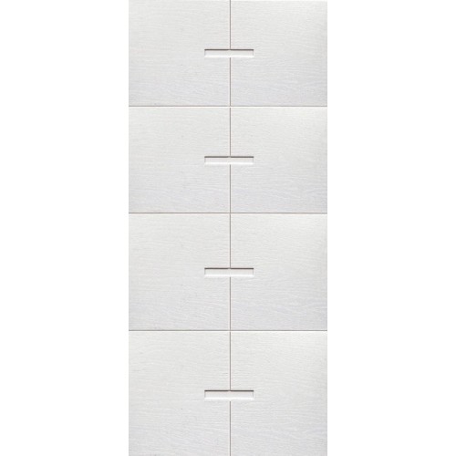 Pannello Pantografato con Inserti in Alluminio per Porta Blindata da Esterno