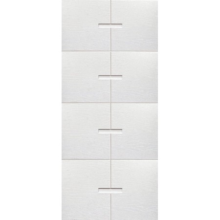 Pannello Pantografato con Inserti in Alluminio per Porta Blindata da Esterno