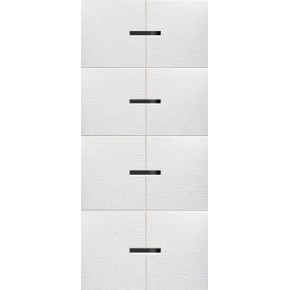 Pannello Pantografato con Inserti in Alluminio per Porta Blindata da Esterno