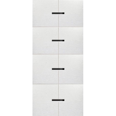 Pannello Pantografato con Inserti in Alluminio per Porta Blindata da Esterno