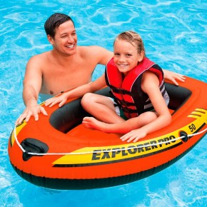 Gommone Explorer Piccolo per Bambini 1 Persona Canotto Gonfiabile Mare Piscina 2