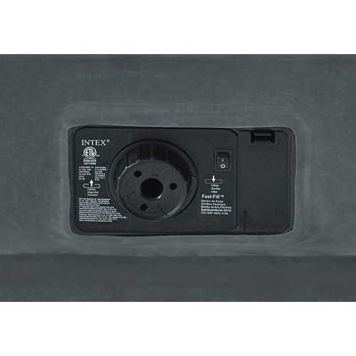 Intex Materasso Matrimoniale Floccato Letto con Pompa Materassino Gonfiabile