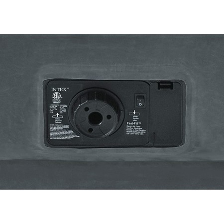 Intex Materasso Matrimoniale Floccato Letto con Pompa Materassino Gonfiabile