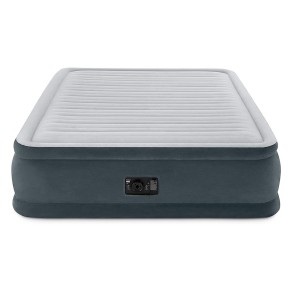 Intex Materasso Matrimoniale Floccato Letto con Pompa Materassino Gonfiabile 2