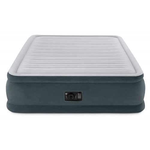 Intex Materasso Matrimoniale Floccato Letto con Pompa Materassino Gonfiabile