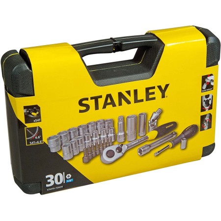 Chiavi a Bussola Stanley con Valigetta Attrezzi Professionale 1/2 Cricchetto