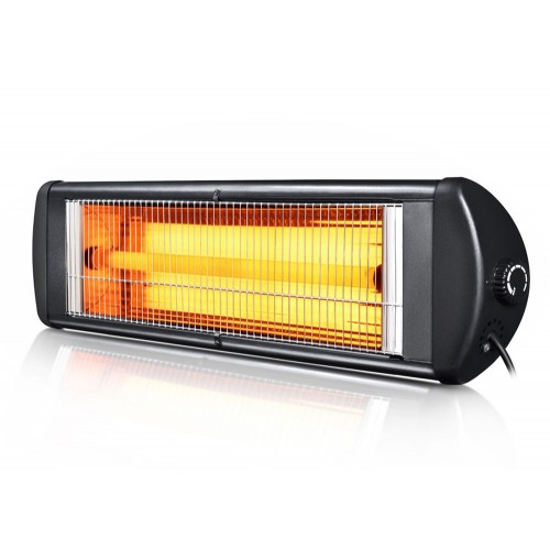 Stufa Elettrica al Quarzo 2300 w Infrarossi da Parete Stufetta Basso Consumo