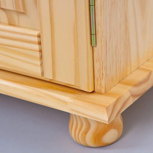Mobile Credenza Pino 3 Ante Cassetti Buffet Dispensa Soggiorno Cucina Rustico