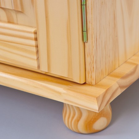 Mobile Credenza Pino 3 Ante Cassetti Buffet Dispensa Soggiorno Cucina Rustico