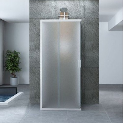Box Doccia 3 Lati 6 mm Opaco Scorrevoli Angolare 1 Anta fissa 70 x 80 90 100 120