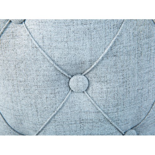 Pouff Contenitore Rotondo Grigio 34x40 Puff Poggiapiedi Pouf Divano Portariviste