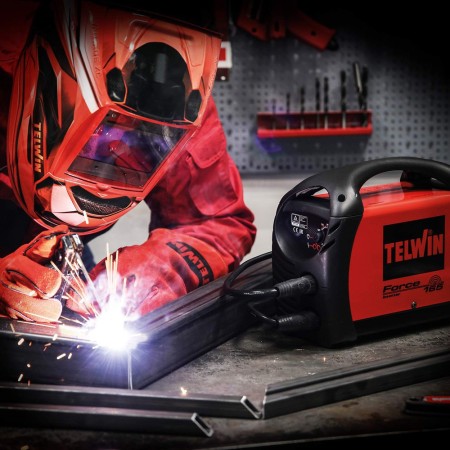 Saldatrice Inverter Telwin Force 165 a Elettrodo Saldatura Mig Mag Tig Mma 