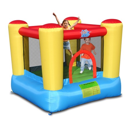 Salterello Top Castello Gonfiabile Giostra Gioco Bambini Pompa soffiante inclusa