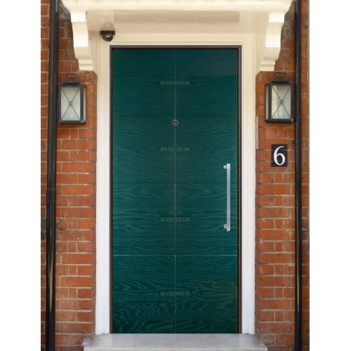 Porta Blindata con Pannello per Esterno in Vetroresina Portoncino Ingresso Verde