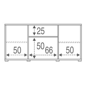 Mobile Madia 2 Ante 2 Cassetti Grigio Contenitore Buffet Credenza Tv Soggiorno 2