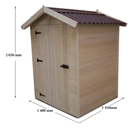Casetta Armadio in Legno Mobile Ripostiglio da Giardino Esterno Porta Attrezzi