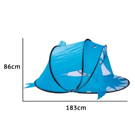 Gioco Tenda Pop Up Igloo Squalo Casetta per Bambini Bimbi da Interno Giardino