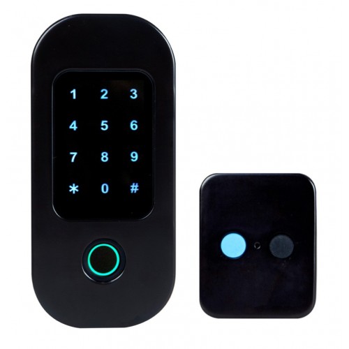 Serratura Elettronica Porta Blindata Motorizzata Impronta Digitale con Codice
