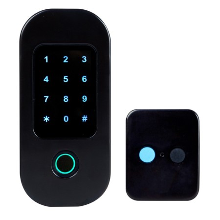 Serratura Elettronica Porta Blindata Motorizzata Impronta Digitale con Codice