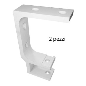 2 Staffe per Tenda da Sole a Soffitto Parete Balcone Terrazzo Giardino Esterno