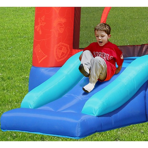 Gonfiabile per Bambini Castello Medioevo 13in1 Scivolo Salterello Palline Giochi