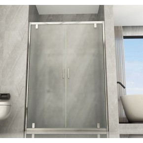 Box Doccia Nicchia 2 Ante Opaco Vetro 6 mm Battente Saloon Parete in Cristallo | BricoShop24 2