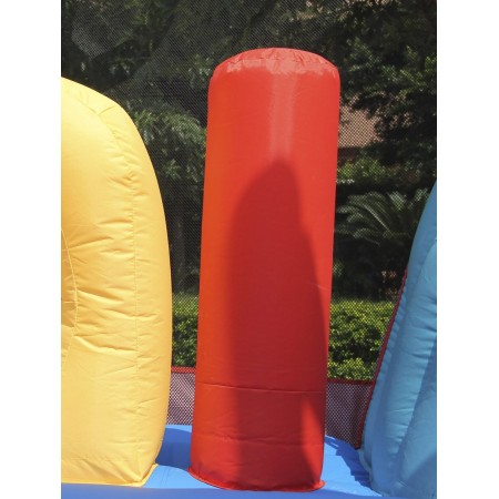 Gonfiabile per Bambini Castello Medioevo 13in1 Scivolo Salterello Palline Giochi