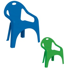 Sedia in Plastica Colorata Gioco per Bambini da Esterno Interno Casa Giardino