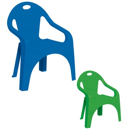 Sedia in Plastica Colorata Gioco per Bambini da Esterno Interno Casa Giardino